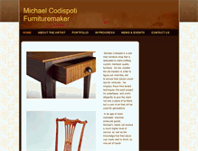 Tablet Screenshot of michaelcodispoti.com